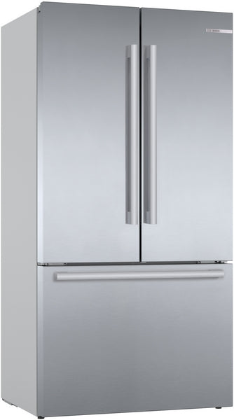 BOSCH Series 8, French Door Bottom freezer, multi door, 183 x 90.5 cm, Brushed steel anti-fingerprint KFF96PIEP