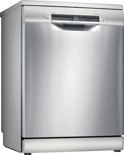 Series 4, free-standing dishwasher, 60 cm, Silver inox, SMS4HKI00G