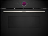BOSCH Series 8, Built-in microwave, 60 x 45 cm, Black CEG732XB1B