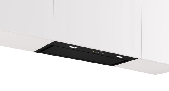 BOSCH Series 6, Canopy cooker hood, 52 cm, Black DLN56AC60B