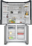 SIEMENS IQ300, French Door Bottom freezer, multi door, 183 x 90.5 cm, Brushed steel anti-fingerprint KF96NVPEAG