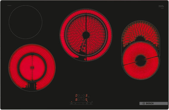 BOSCH Series 4, Electric hob, 80 cm, surface mount without frame, PKH811BB1D