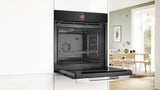 BOSCH Series 8, Built-in oven, 60 x 60 cm, Black HBG7341B1B
