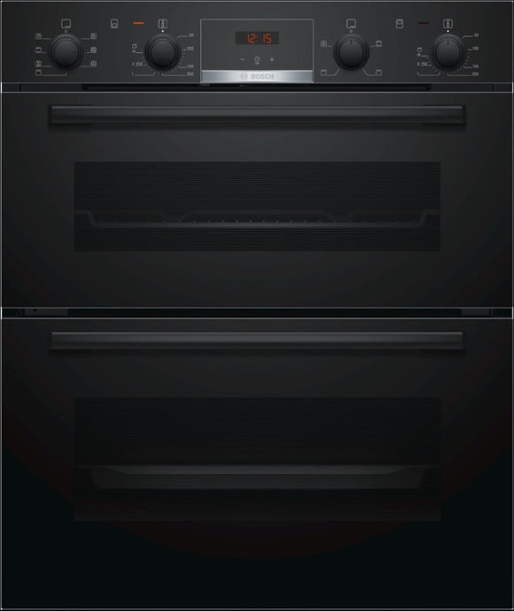 BOSCH Series 4, Built-under double oven, NBS533BB0B