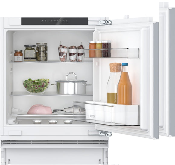 BOSCH Series 4, built-under fridge, 82 x 59.8 cm, flat hinge KUR21VFE0G
