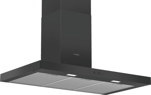 BOSCH Series 2, Wall-mounted cooker hood, 90 cm, Black DWB96BC60B