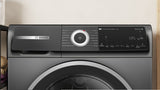 BOSCH Series 6, Heat pump tumble dryer, 9 kg, Cast iron grey WQH246DRIE