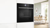 BOSCH Series 8, Built-in oven, 60 x 60 cm, Black HBG7764B1B