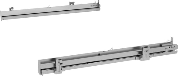 Clip rail full extension, Stainless steel, Z1608DX0