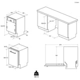 CANDY 45cm SlimLine DISHWASHER CI0C7SB0FA-80