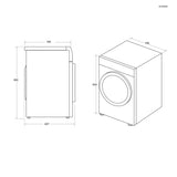 CANDY TUMBLE DRYER SMART CSE H8ELE-80 FREESTANDING