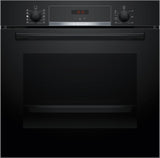 BOSCH Series 4, Built-in oven, 60 x 60 cm, Black HQA534BB3B