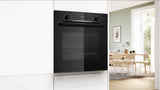 BOSCH Series 4, Built-in oven, 60 x 60 cm, Black HQA534BB3B