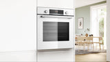 BOSCH Series 4, Built-in oven, 60 x 60 cm, White HQA534BW3B