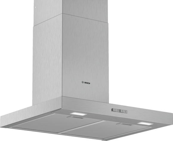 BOSCH Series 2, Wall-mounted cooker hood, 60 cm, Stainless steel DWB64BC50B