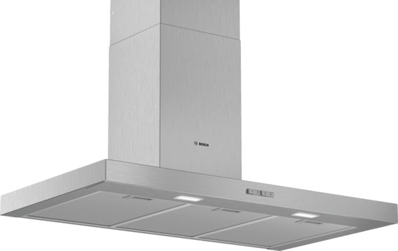 BOSCH Series 2, Wall-mounted cooker hood, 90 cm, Stainless steel DWB94BC50B
