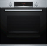 BOSCH Series 4, Built-in oven, 60 x 60 cm, Stainless steel HQA534BS3B