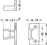 Fasteners Set, Push-Fit, AS, Keku