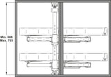 UTENSIO GLIDE CORNER PULL OUT SET