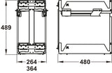 UTENSIO BASE PULL OUT COMPLETE SET (300MM & 400MM)