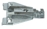 95º post hinge, Ø 35 mm cup, screw fixing, click on arms
