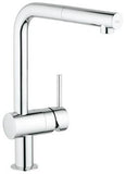 Grohe Minta L Spout Pull Out Spray Single Lever Monobloc Mixer Tap