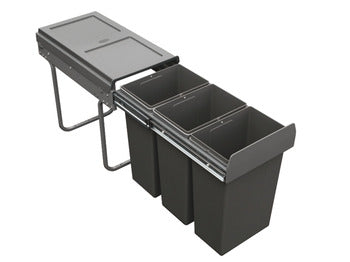 Pull Out Waste Bin for Hinged Door Cabinets 30 Litres