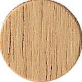 Self adhesive cover cap, wood veneer