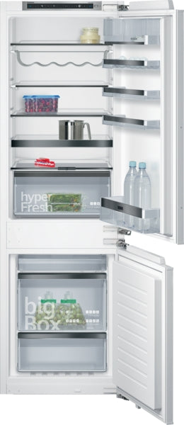 iQ500, built-in fridge-freezer with freezer at bottom, 177.2 x 55.8 cm, soft close flat hinge KI86NHDF0