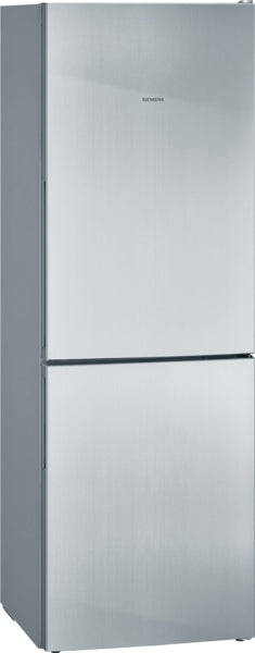 iQ300, free-standing fridge-freezer with freezer at bottom, 176 x 60 cm, Inox-easyclean KG33VVIEAG