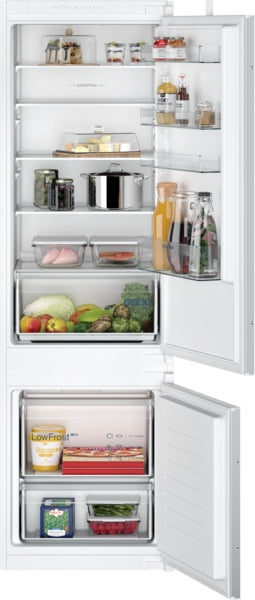 iQ100, built-in fridge-freezer with freezer at bottom, 177.2 x 54.1 cm, sliding hinge KI87VNSF0G