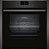 N 90, BUILT-IN OVEN WITH ADDED STEAM FUNCTION, 60 X 60 CM, GRAPHITE-GREY B57VS22G0