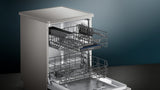iQ300, free-standing dishwasher, 60 cm, silver inox SN23HI60AG