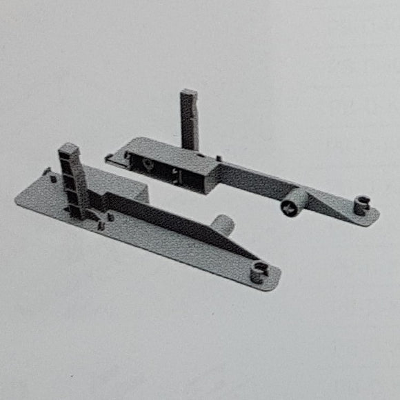 GTV MODERN BOX - Interior drawer - Front connector high (pair) - Grey