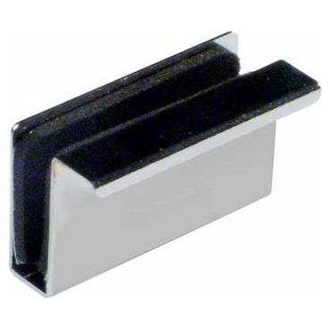 Counterplate with finger pull for glass doors