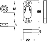 Button-fix™ type 1 flush, complete set