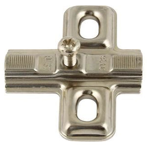 Keyhole Mini hinge mounting plates, for Hospa screws