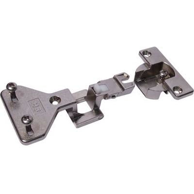 Aximat 100 180º centre hinge with exposed axle, screw fixing