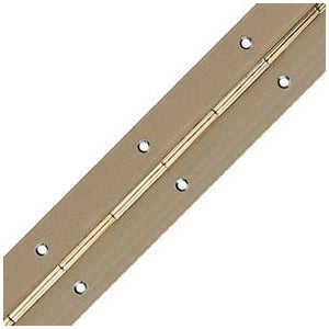 Rolled, straight piano hinge, 32 mm open width