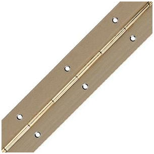 Rolled, straight piano hinge, 32 mm open width