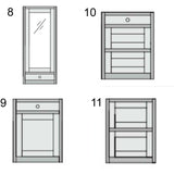 BELGRAVIA Sanded Doors & Drawerfronts - Standard Size