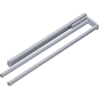 Aluminium towel rail, 2 rails
