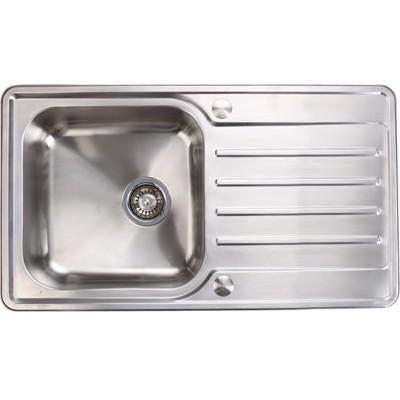 Häfele Abbey single bowl sink and drainer