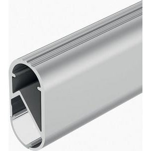 Loox aluminium wardrobe rail profile, light output 40º