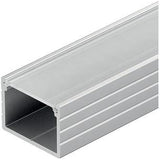 Loox aluminium profile, 13 mm height, for Loox LED flexible strip lights, surface mounting