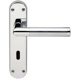 Mitred lever handles, with standard keyway backplate, 57 mm lock centres