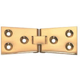 Brass counterflap hinges, 102 x 32 mm