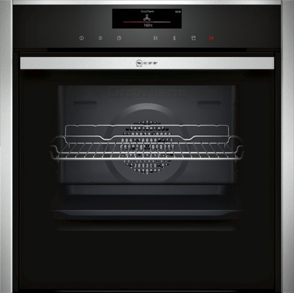 N 90, BUILT-IN OVEN WITH ADDED STEAM FUNCTION, 60 X 60 CM, STAINLESS STEEL B58VT68H0B