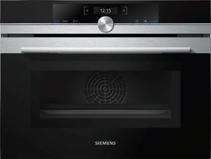 iQ700, built-in compact oven with microwave function, 60 x 45 cm, Stainless steel CM633GBS1B