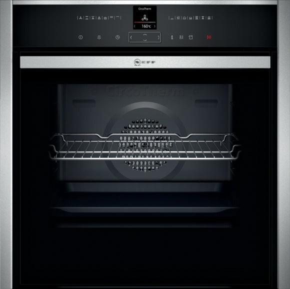 N 70, BUILT-IN OVEN WITH ADDED STEAM FUNCTION, 60 X 60 CM, STAINLESS STEEL B57VR22N0B